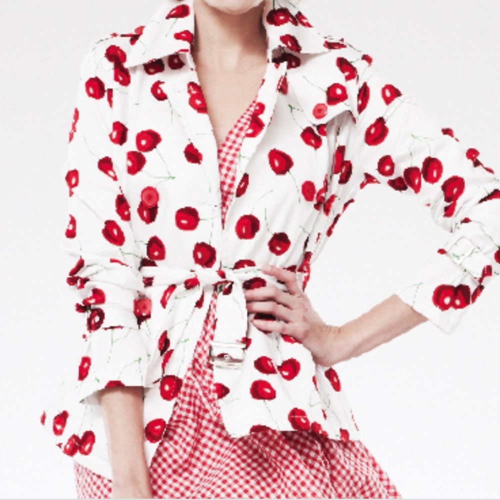 Marylin Monroe cherry print jacket